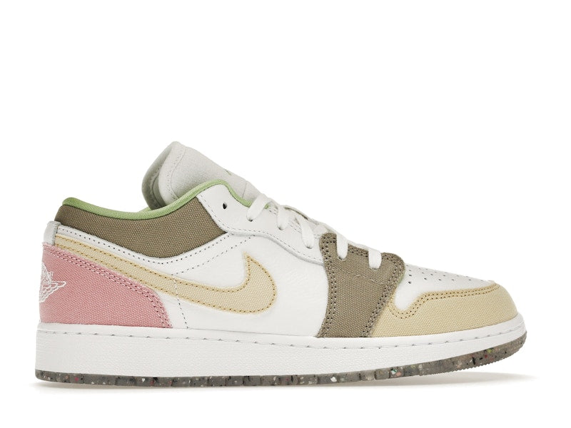 Jordan 1 Low Pastel Grind Vivid Green (GS)