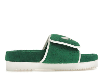 adidas x Gucci GG Platform Sandal Green