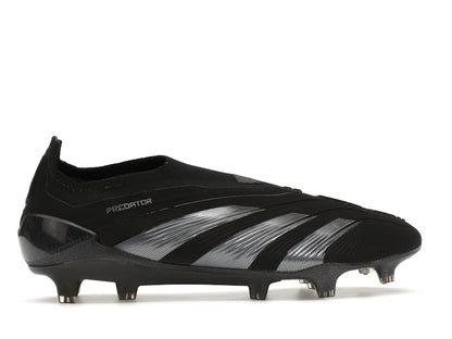 adidas Predator 24 Elite Laceless FG Core Black Carbon