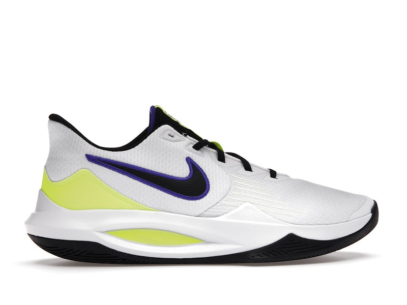 Nike Precision 5 White Barely Volt