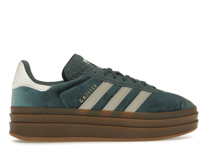 adidas Gazelle Bold Mineral Green Velvet (Women's)
