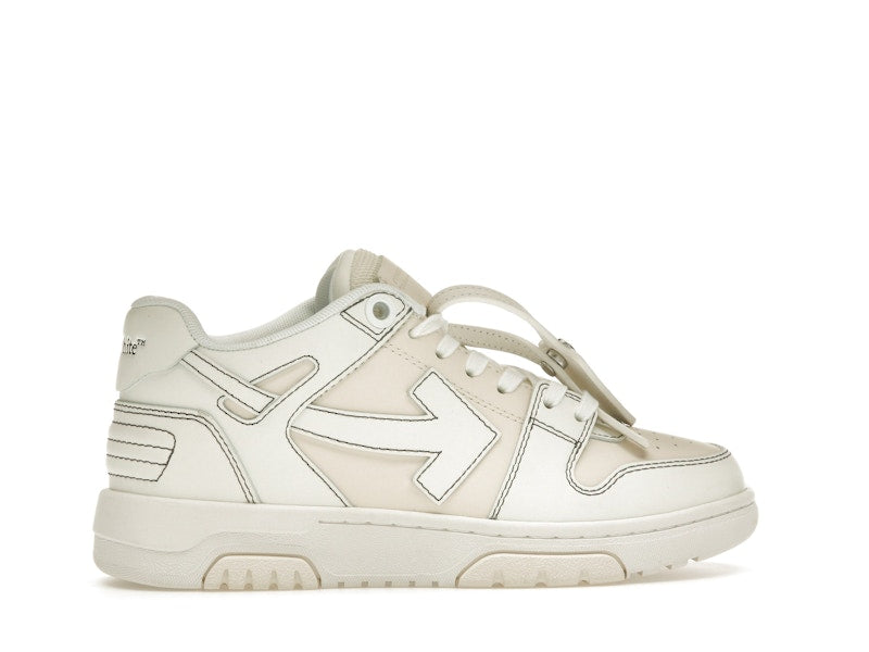 OFF-WHITE Out Of Office OOO Low Tops Cream White (Women's)