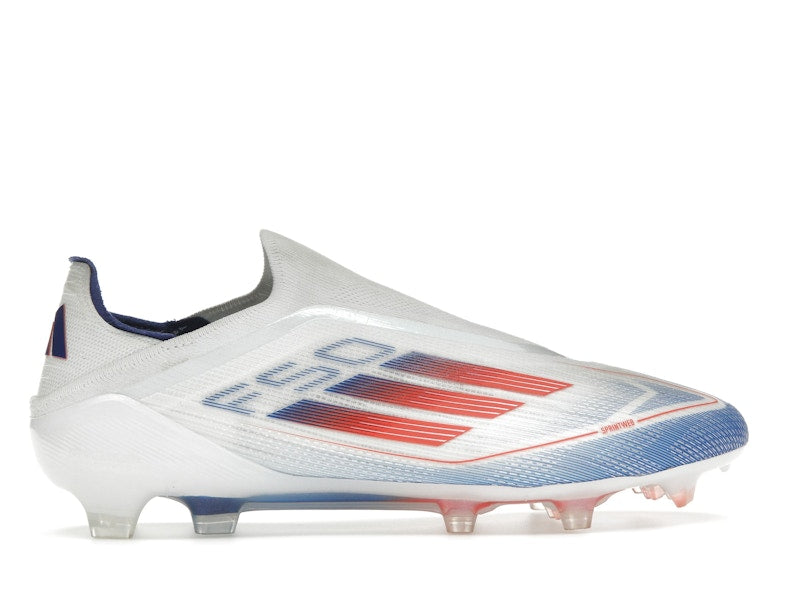 adidas F50 Elite Laceless FG Cloud White Solar Red Lucid Blue