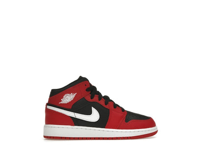 Jordan 1 Mid Gym Red Black White (GS)