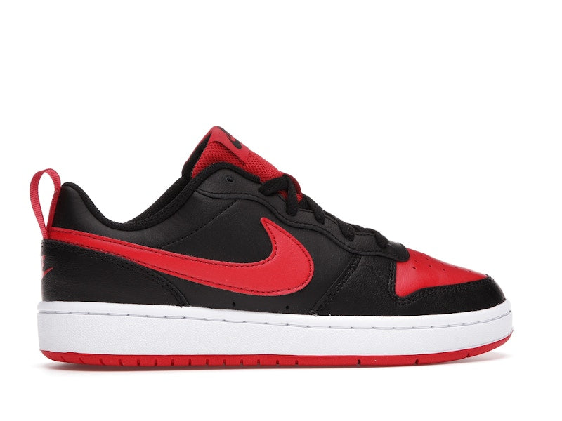 Nike Court Borough Low 2 Black University Red (GS)