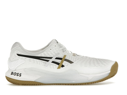 ASICS Gel-Resolution 9 Clay BOSS Matteo Berrettini White Camel
