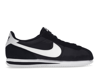Nike Cortez Basic Nylon Black White-Metallic Silver