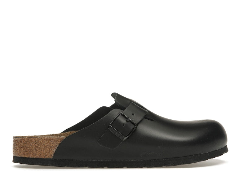 Birkenstock Boston Natural Leather Black