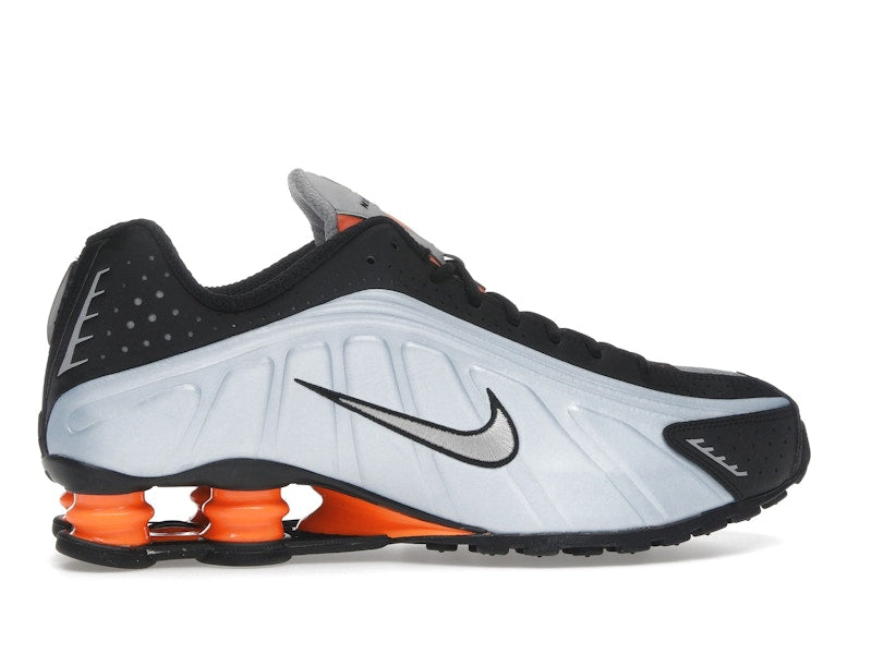Nike Shox R4 Blue Tint Total Orange Black Metallic Silver (Women's)