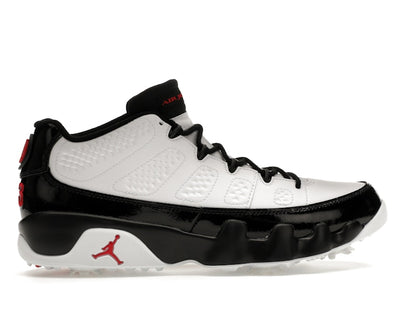 Jordan 9 Retro Low Golf White Black True Red