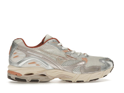 Mizuno Wave Rider 10 White Silver Orange