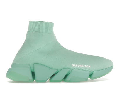 Balenciaga Speed 2.0 Recycled Transparent Sole Green