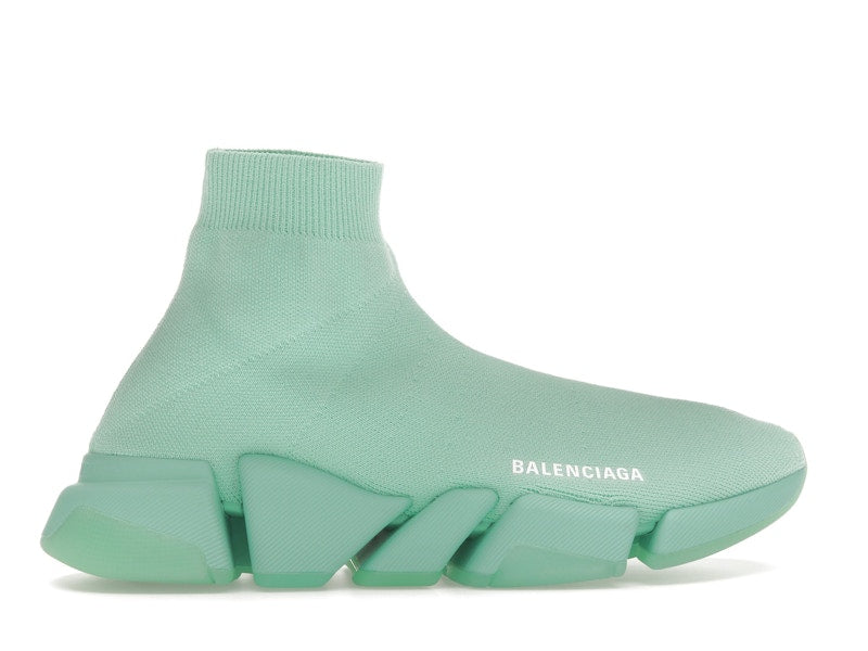 Balenciaga Speed 2.0 Recycled Transparent Sole Green