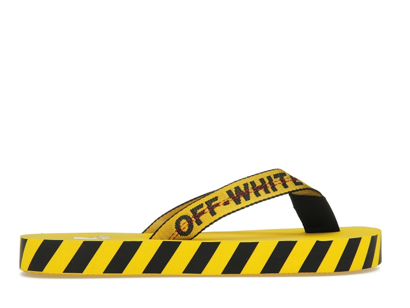 OFF-WHITE Industrial Flip Flops Yellow SS21