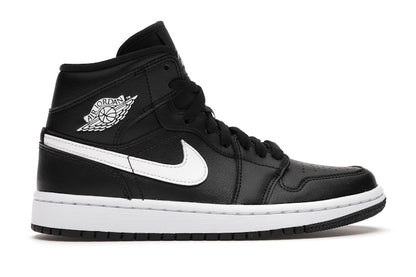 Jordan 1 Mid Black White (Women's)