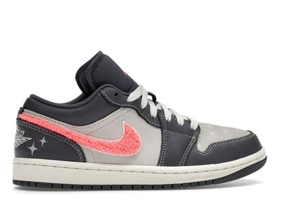 Jordan 1 Low Light Graphite Hot Punch (Women's)