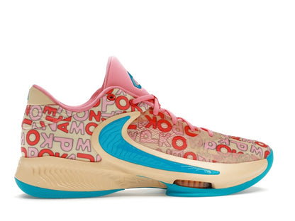 Nike Zoom Freak 4 Letter Bros Vanilla Lightning