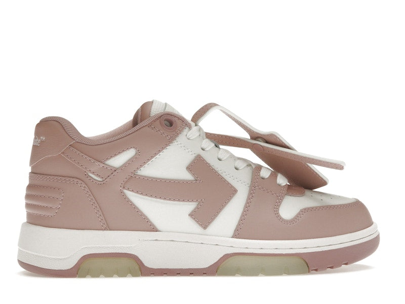 Off-White Out Of Office Calf Leather White Pink (Women's)