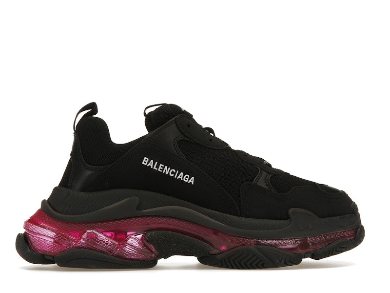 Balenciaga Triple S Clear Sole Neon Pink