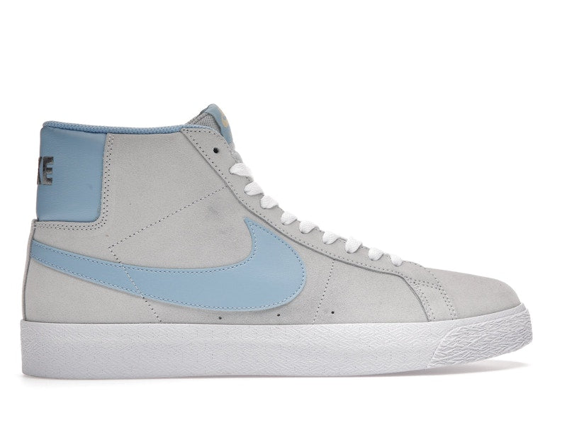 Nike SB Blazer Mid Soft Grey Baby Blue