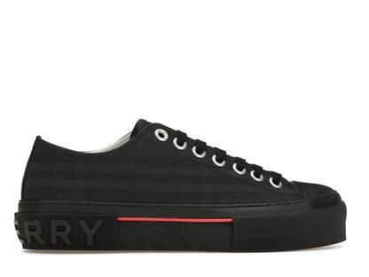 Burberry Vintage Check Canvas Low-Top Sneaker Dark Charcoal