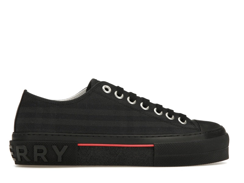Burberry Vintage Check Canvas Low-Top Sneaker Dark Charcoal