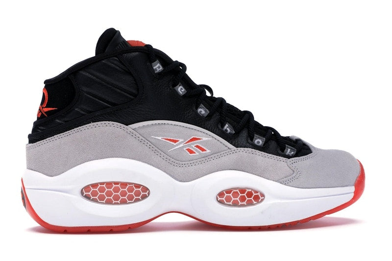 Reebok Pump Question Black Steel Orange
