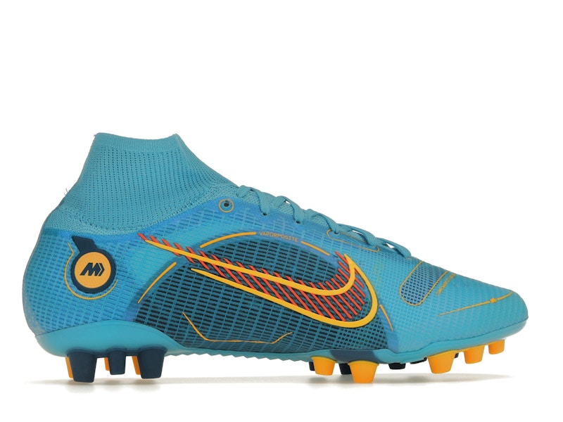 Nike Mercurial Superfly 8 Elite AG Chlorine Blue Laser Orange