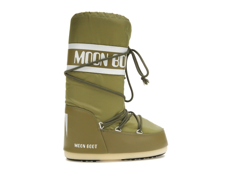Moon Boot Icon Nylon Boot Khaki