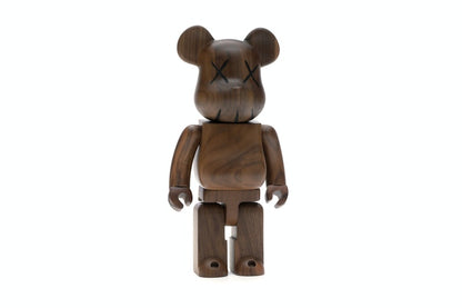 Bearbrick WORLD WIDE TOUR KAWS (Karimoku Wood) 400% Wood