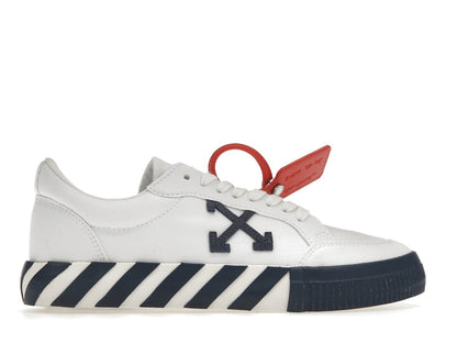 OFF-WHITE Vulcanized Low White Blue Canvas