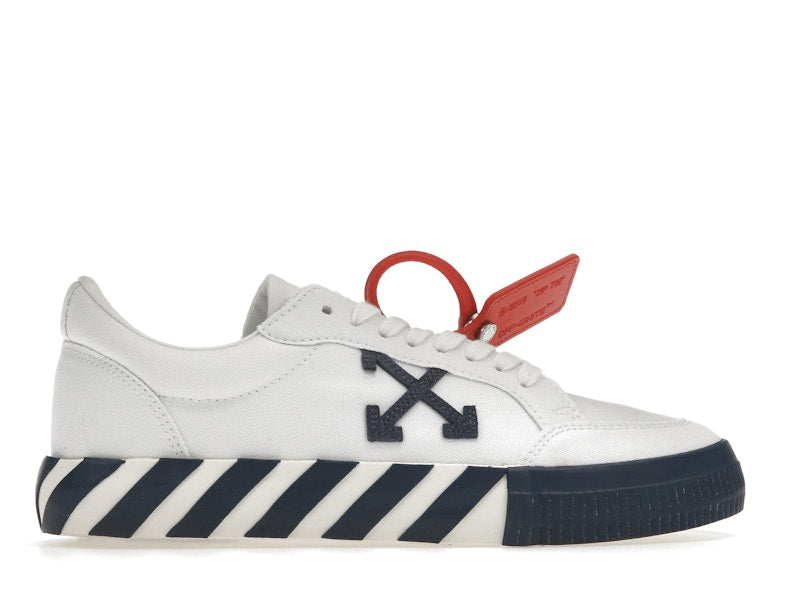 OFF-WHITE Vulcanized Low White Blue Canvas