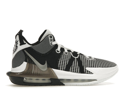 Nike LeBron Witness 7 White Black Metallic Silver