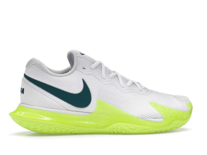 Nike Court Zoom Vapor Cage 4 Rafa White Volt Geode Teal