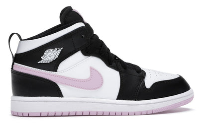 Jordan 1 Mid White Black Light Arctic Pink (PS)