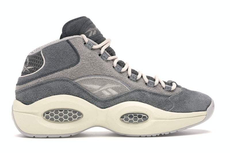 Reebok Question Mid Grey Suede