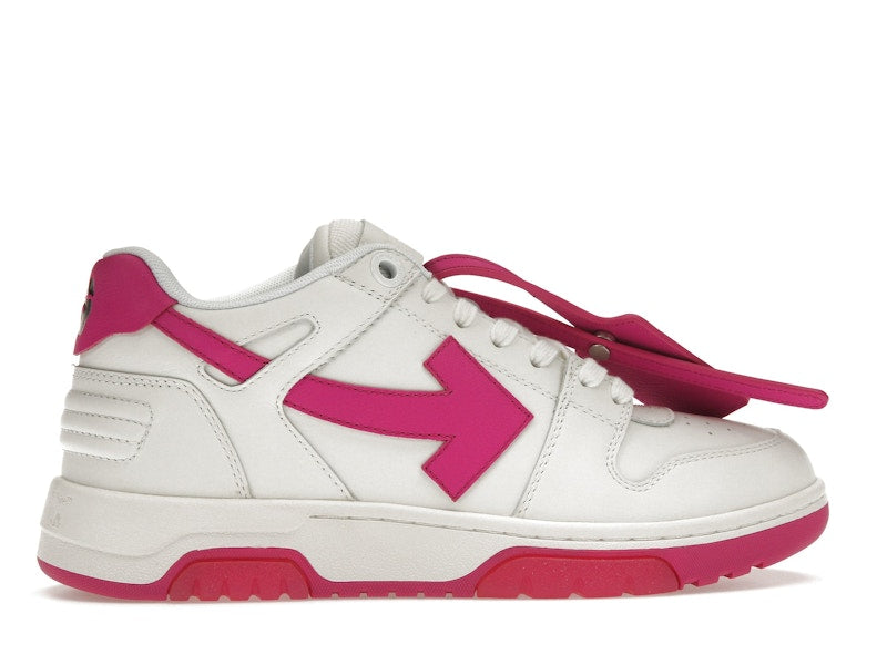 OFF-WHITE Out Of Office Calf Leather White Fuchsia (Women's)