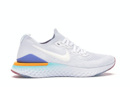 Nike Epic React Flyknit 2 White Hyper Jade Ember Glow (Women's)
