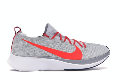 Nike Zoom Fly Flyknit Pure Platinum Bright Crimson