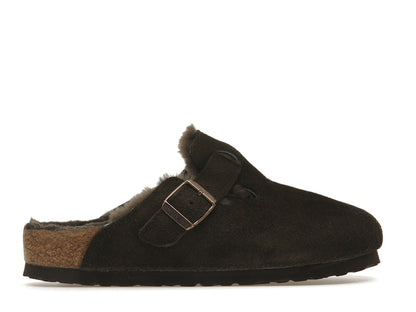 Birkenstock Boston Shearling Suede Mocha