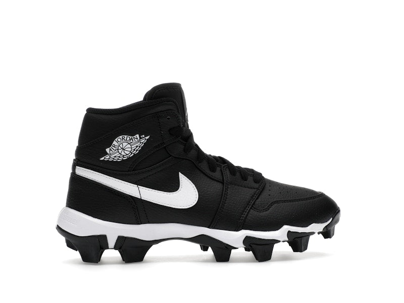 Jordan 1 Mid Cleat Black White (GS)