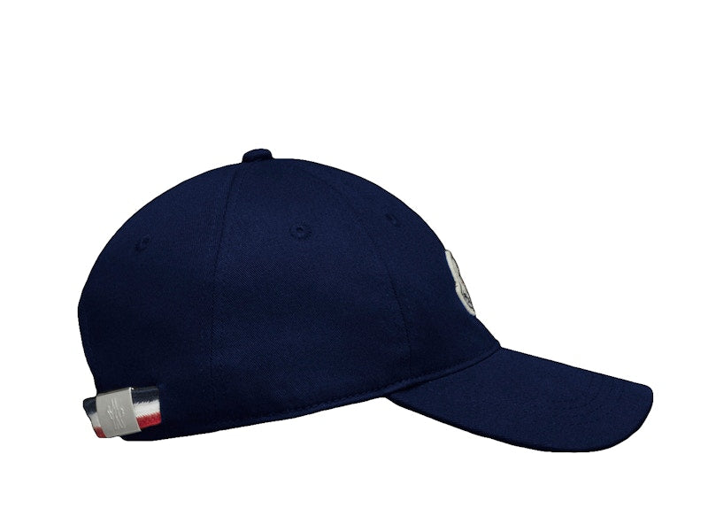 Moncler Logo Baseball Cap Night Blue