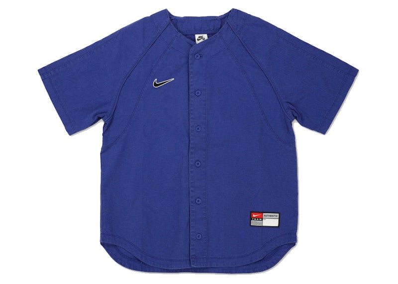 Nike SB x MLB Skate Baseball Jersey Deep Royal Blue/White