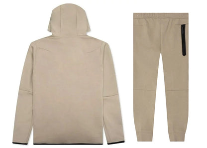 Nike Sportswear Tech Fleece Hoodie & Joggers Set Khaki/Black