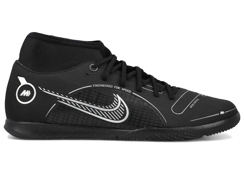 Nike Superfly 8 Club IC Black Metallic Silver