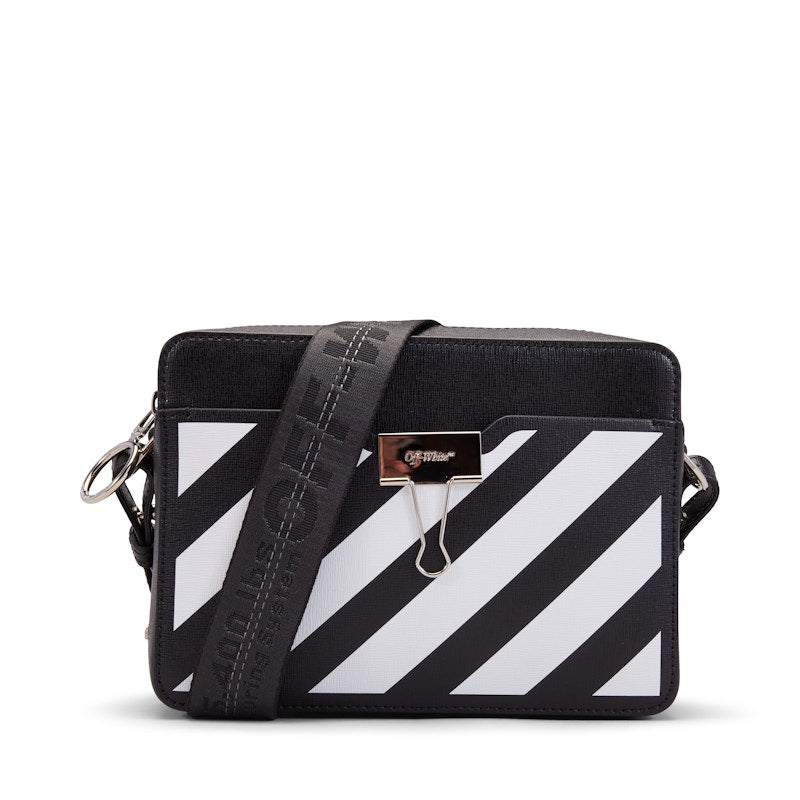 OFF-WHITE Camera Bag Diag Black White