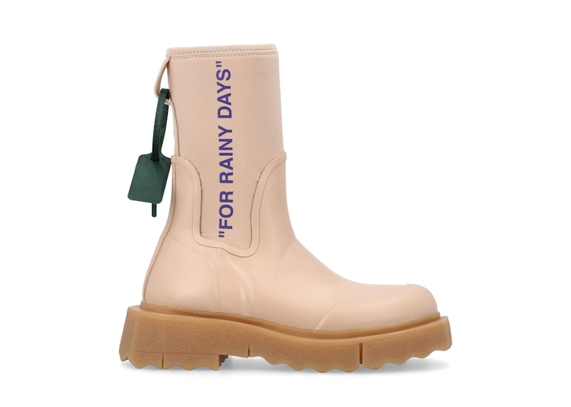 OFF-WHITE For Rainy Days Rain Boot Rose (Women's)