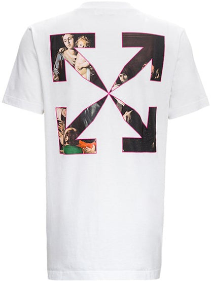 OFF-WHITE Regular Fit Caravaggio Painting T-shirt White