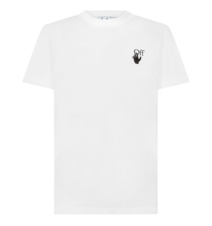 OFF-WHITE Slim Fit Marker Arrow T-Shirt T-shirt White Red