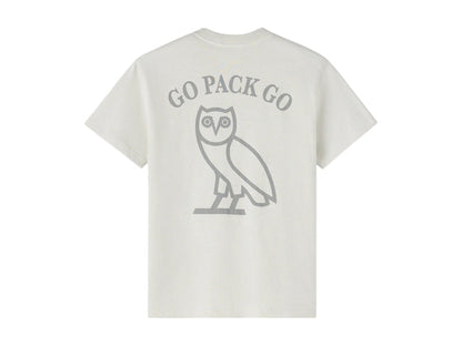 OVO x NFL Green Bay Packers Graphic Team T-Shirt Ash Heather Grey